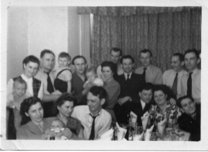 Some Lith Club members in the Lounge, 1952.